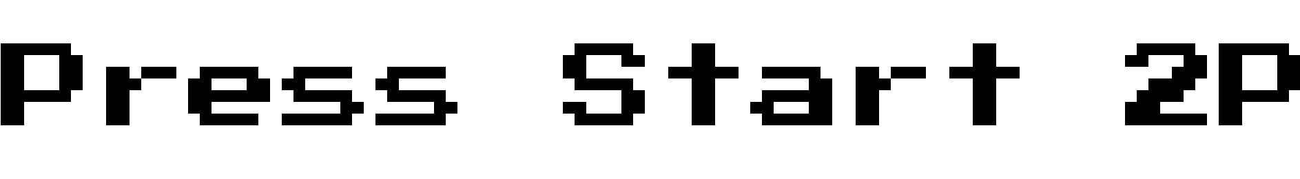 Press Start 2P font free download
