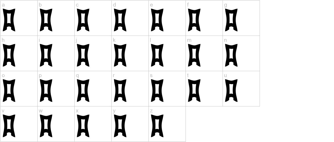 dadapaw friends font lowercase characters sample