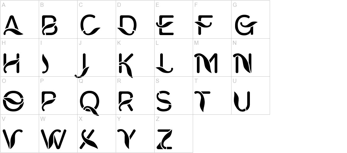 CW Ciung Wanara Sejati font uppercase characters sample