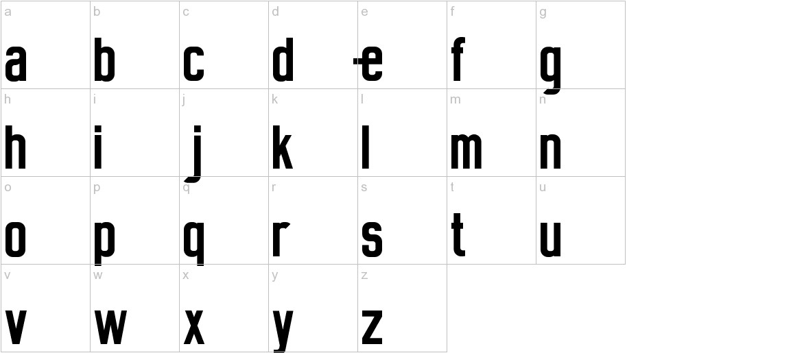 Dancing Juice & Salabat font lowercase characters sample