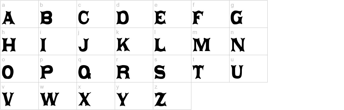 Daisy font lowercase characters sample